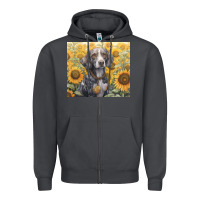 Smoke beagle Zipper Hoodie - Unal Design