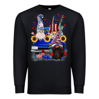 Black 4th of July gnomes truck Premium Sweatshirt - CowGirlArtShop