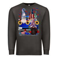 Smoke 4th of July gnomes truck Premium Sweatshirt - CowGirlArtShop