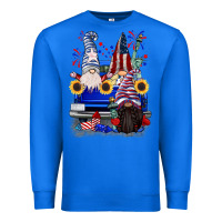 True Royal 4th of July gnomes truck Premium Sweatshirt - CowGirlArtShop