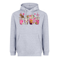 Heather Grey mom fuel coffee cups Heavyweight Hoodie - texasbilliewilder