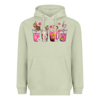 Matcha mom fuel coffee cups Heavyweight Hoodie - texasbilliewilder