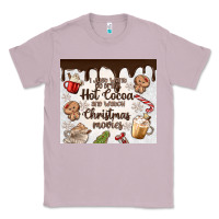 Lilac i just want to drink hot cocoa Classic Tee - MaliasSmallBusiness