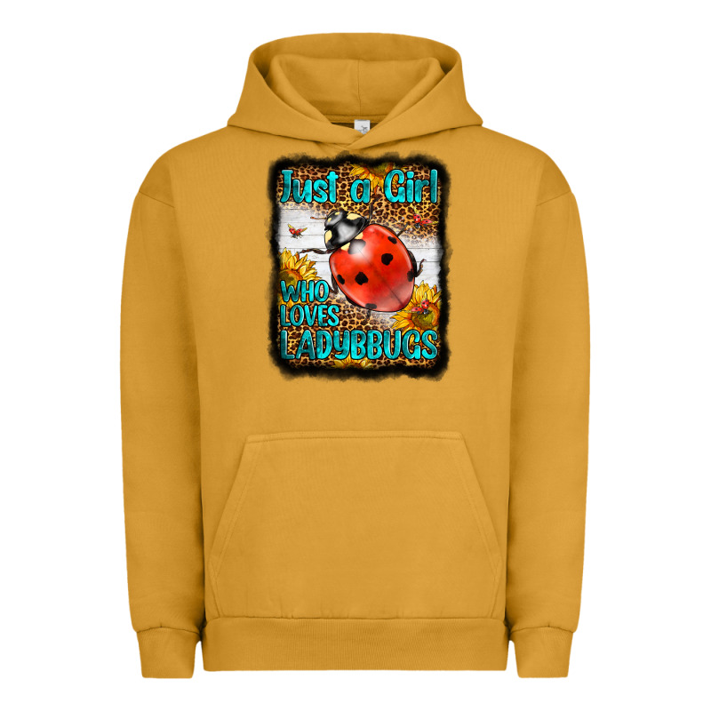 Western Just A Girl Who Loves Ladybug Urban Hoodie by LillyAllenDesigns | Teevron