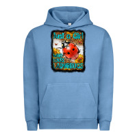 Pigment Pebble Blue Western Just A Girl Who Loves Ladybug Urban Hoodie - LillyAllenDesigns