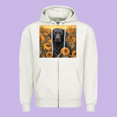 Zipper Hoodie black lab