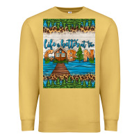Antique Gold life is better at the cabin air freshener Premium Sweatshirt - HRA Design Shop