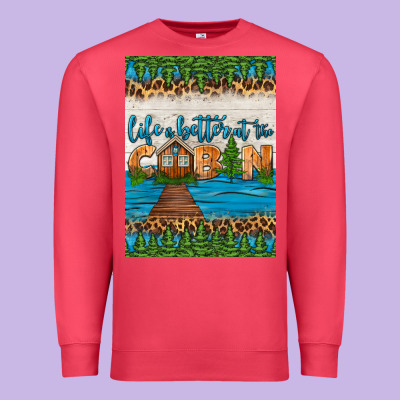 Life Is Better At The Cabin Air Freshener Premium Sweatshirt Designed By Hra Design Shop