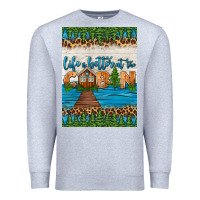 Heather Grey life is better at the cabin air freshener Premium Sweatshirt - HRA Design Shop