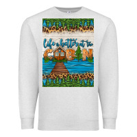 Oatmeal Heather life is better at the cabin air freshener Premium Sweatshirt - HRA Design Shop