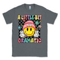Charcoal Heather a little bit dramatic Classic Tee - MaliasSmallBusiness