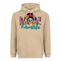 Mushroom mom life with skull Heavyweight Hoodie - texasbilliewilder