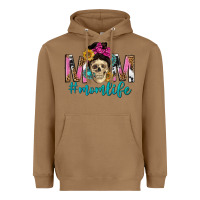 Toasted Coconut mom life with skull Heavyweight Hoodie - texasbilliewilder