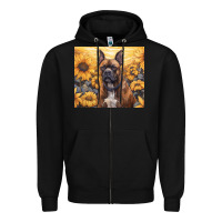 Boxer Dog Zipper Hoodie | Teevron