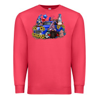 Cardinal 4th of July gnomes with truck Premium Sweatshirt - CowGirlArtShop