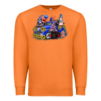 Carrot 4th of July gnomes with truck Premium Sweatshirt - CowGirlArtShop
