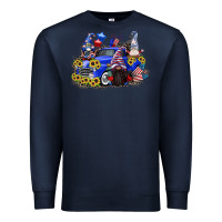 4th Of July Gnomes With Truck Premium Sweatshirt | Teevron