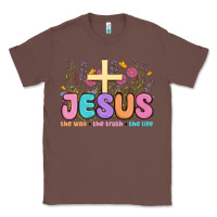 Chestnut jesus the way the truth the life Classic Tee - MaliasSmallBusiness