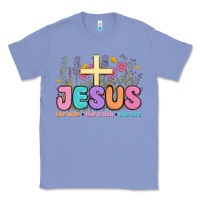 Colony Blue jesus the way the truth the life Classic Tee - MaliasSmallBusiness