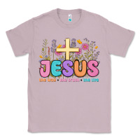 Lilac jesus the way the truth the life Classic Tee - MaliasSmallBusiness
