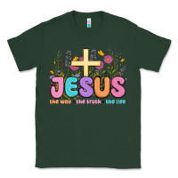 Sports Green jesus the way the truth the life Classic Tee - MaliasSmallBusiness