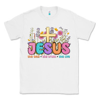 White jesus the way the truth the life Classic Tee - MaliasSmallBusiness