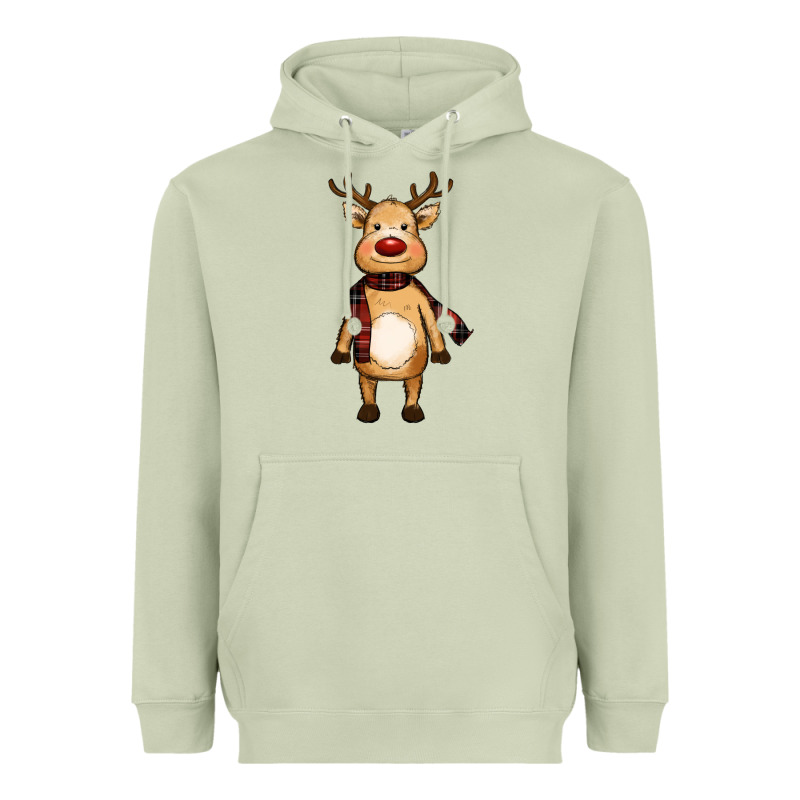Cute Reindeer Heavyweight Hoodie by RanaPortraitStore | Teevron