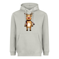 Moon Dust cute reindeer Heavyweight Hoodie - RanaPortraitStore