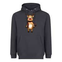 Smoke cute reindeer Heavyweight Hoodie - RanaPortraitStore