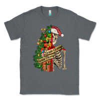 Charcoal Heather sorta merry sorta scary skeleton Classic Tee - FaDigitalArtStudio