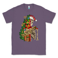 Lavender sorta merry sorta scary skeleton Classic Tee - FaDigitalArtStudio