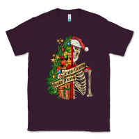 Plum sorta merry sorta scary skeleton Classic Tee - FaDigitalArtStudio