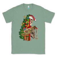 Sage sorta merry sorta scary skeleton Classic Tee - FaDigitalArtStudio