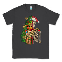 Smoke sorta merry sorta scary skeleton Classic Tee - FaDigitalArtStudio
