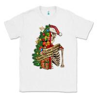 White sorta merry sorta scary skeleton Classic Tee - FaDigitalArtStudio