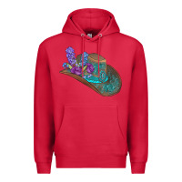 Cardinal cowboy hat Premium Hoodie - AdoDesignShop