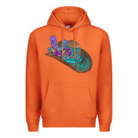 Carrot cowboy hat Premium Hoodie - AdoDesignShop