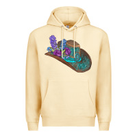 Pina Colada cowboy hat Premium Hoodie - AdoDesignShop