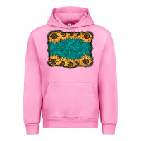Fuchsia Pink sunflower background Urban Hoodie - BarkalooDesign