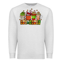 Oatmeal Heather hot cocoa Premium Sweatshirt - CowhideDigitalArt