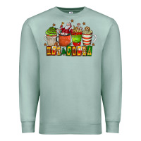 Seafoam hot cocoa Premium Sweatshirt - CowhideDigitalArt