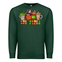 Sports Green hot cocoa Premium Sweatshirt - CowhideDigitalArt