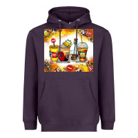 Plum bus driver coffee cups Heavyweight Hoodie - Zillion Design Studio