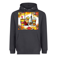 Bus Driver Coffee Cups Heavyweight Hoodie | Teevron