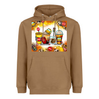 Toasted Coconut bus driver coffee cups Heavyweight Hoodie - Zillion Design Studio