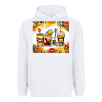 White bus driver coffee cups Heavyweight Hoodie - Zillion Design Studio