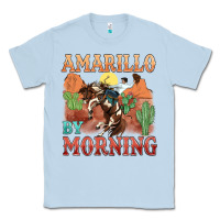 Dusty Blue amarillo by morning Classic Tee - MaliasSmallBusiness