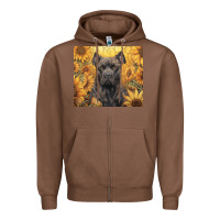 Chestnut cane corso Zipper Hoodie - Unal Design
