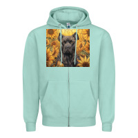 Seafoam cane corso Zipper Hoodie - Unal Design