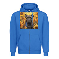 True Royal cane corso Zipper Hoodie - Unal Design